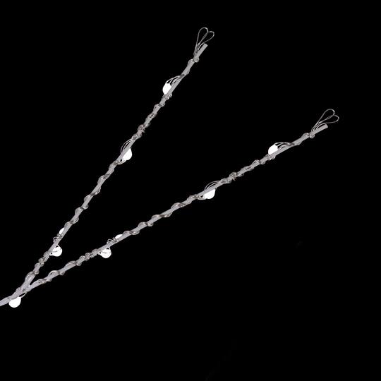 6ft. Pre-Lit White Birch Twig Artificial Tree, Pure White LED Lights